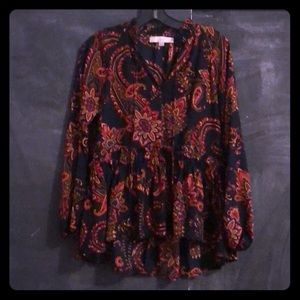 SOLD. Paisley blouse
